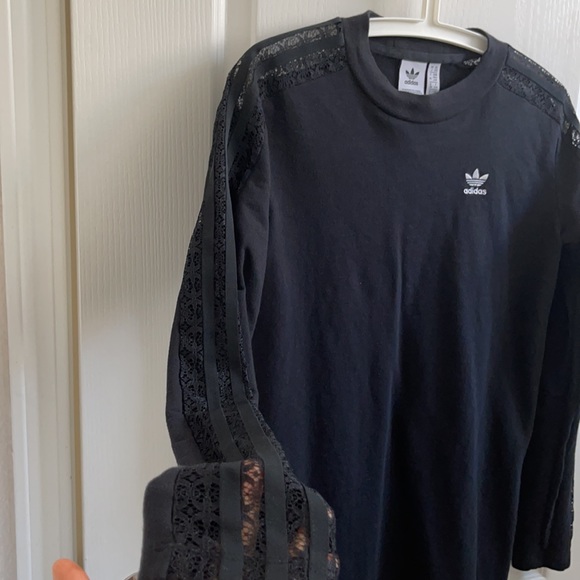 Adidas 3-stripes lace long sleeves tunic dress - Picture 6 of 12